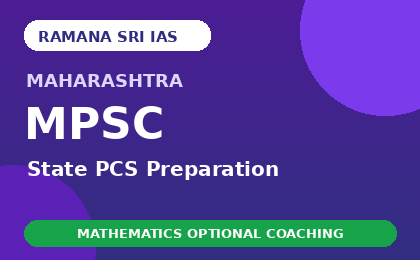 MPSC Maharashtra Mathematics Optional Coaching